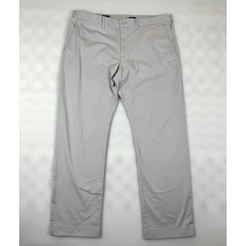 J Crew Flex Slim Fit Chino Pants Mens 38x32 Khaki Stretch Casual Trousers 38x31